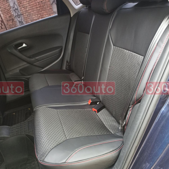 Модельные чехлы на сиденья Mercedes Vito W447 2014- 8 мест комбинированные 80.22.10 Пошив под Заказ