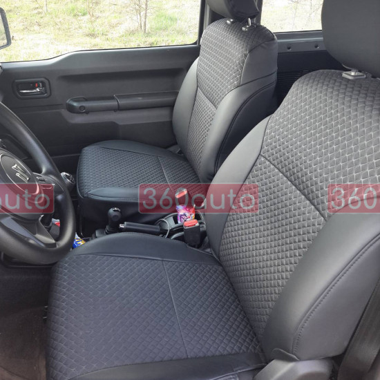 Модельні чохли на сидіння Mercedes Vito W447 2014- 8 місць комбіновані 80.22.10 Пошиття під Замовлення