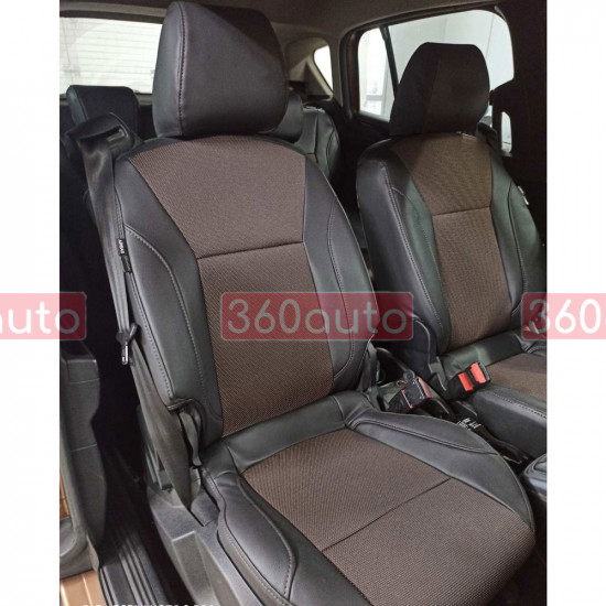 Модельні чохли на сидіння Nissan Sentra 2012-2015 комбіновані 80.16.35 Пошиття під Замовлення