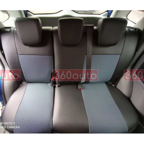 Модельні чохли на сидіння Suzuki SX4 2006-2013 комбіновані 80.12.03 Пошиття під Замовлення