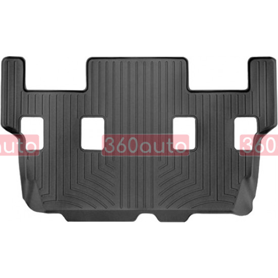 3D килимки для Ford Expedition, Lincoln Navigator 2011-2017 бежеві 3 ряд Bucket Seating WeatherTech 451076