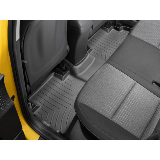 3D килимки для Kia Soul EV 2015- electro чорні задні WeatherTech 4415232