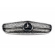 Решетка радиатора на Mercedes CLS-class W218 2014-2018 GT черная MB-W218184
