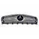 Решетка радиатора на Mercedes CLS-class C218 2011-2014 Diamond серая с хромом MB-W218114