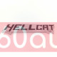 Автологотип шильдик эмблема Dodge Challenger Hellcat black Emblems 111196