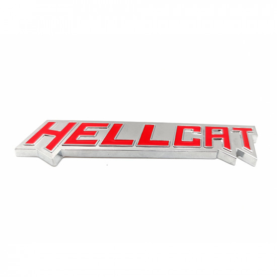 Автологотип шильдик эмблема Dodge Challenger Hellcat red Emblems 111531