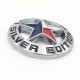 Автологотип шильдик емблема Dodge Ram Lone Star Silver Edition хром Emblems148661