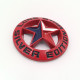 Автологотип шильдик емблема Dodge Ram Lone Star Silver Edition red Emblems148662