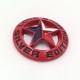 Автологотип емблема Dodge Ram Lone Star Silver Edition red Emblems148662