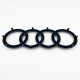 Автологотип емблема чорні кільця Audi A6 C6 2008-2011 S6/RS6 Black Edition в решітку радіатора 8P0853605