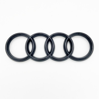 Автологотип емблема чорні кільця Audi A6 C6 2008-2011 S6/RS6 Black Edition в решітку радіатора 8P0853605