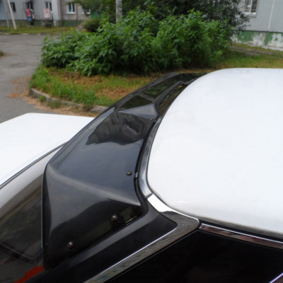 Спойлер на стекло (ABS, черный) Honda Civic Sedan IX 2012-2016