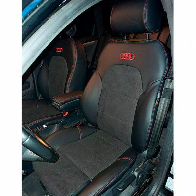 Модельні чохли з антари на сидіння Audi A4 В7 2004-2007 150.32.08 Пошиття під Замовлення