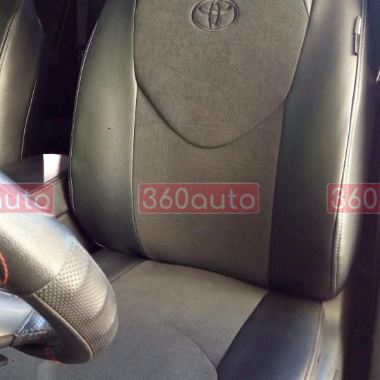 Модельні чохли з антари на сидіння Hyundai Santa Fe 2013-2018 150.03.20 Пошиття під Замовлення