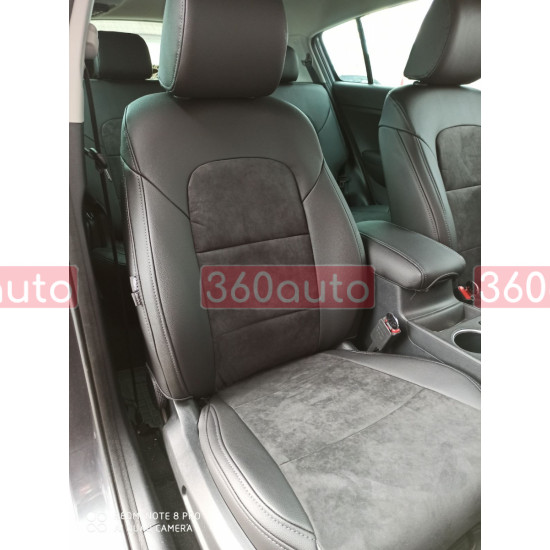 Модельні чохли з антари на сидіння Hyundai Santa Fe 2018- 150.03.36 Пошиття під Замовлення