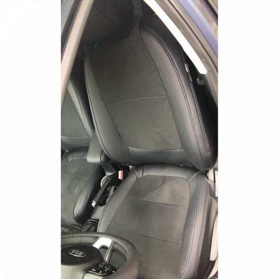 Модельні чохли з антари на сидіння Kia Stonic 2017- 150.04.33 Пошиття під Замовлення