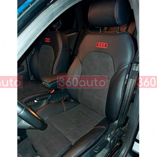 Модельные чехлы с антары на сиденья Seat Leon 2012- 150.27.01 Пошив под Заказ