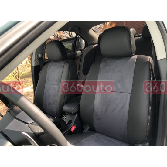 Модельні чохли з антари на сидіння Toyota RAV4 2018- 150.02.37 Пошиття під Замовлення