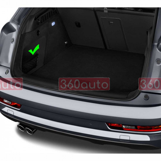 Коврик в багажник для Audi Q3 2011- с органайзером GledRing 1120