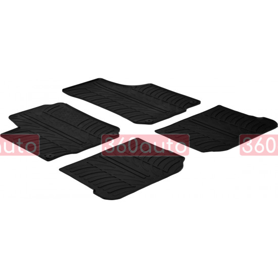 Килимки для Skoda Octavia A4, Volkswagen Golf IV, Bora, Beetle, Seat Leon, Toledo 1998-2006 GledRing 0059