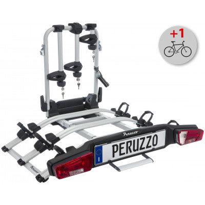 Велокрепление Peruzzo 713-3 Zephyr 3 + Peruzzo 873 Zephyr 4-th Bike Adapter (PZ 7133-873)