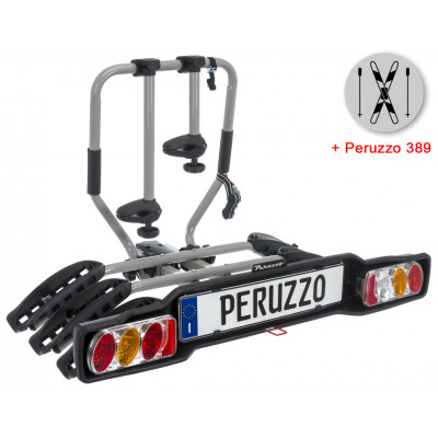 Велокрепление  с креплением для лыж Peruzzo 668-3 Siena 3 + 389 Ski & Snowboard Carrier (PZ 668-3- 389)