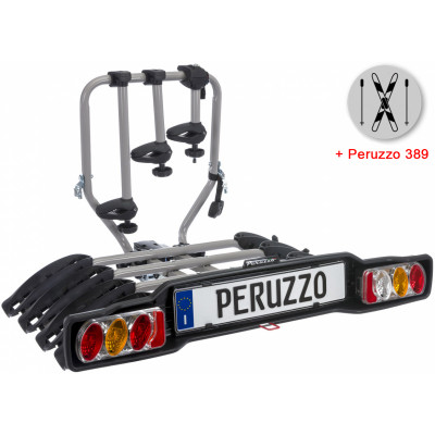 Велокрепление  с креплением для лыж Peruzzo 668-4 Siena 4 + 389 Ski & Snowboard Carrier (PZ 668-4- 389)