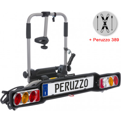 Велокрепление  с креплением для лыж Peruzzo 706 Parma 2 + 389 Ski & Snowboard Carrier (PZ 706- 389)