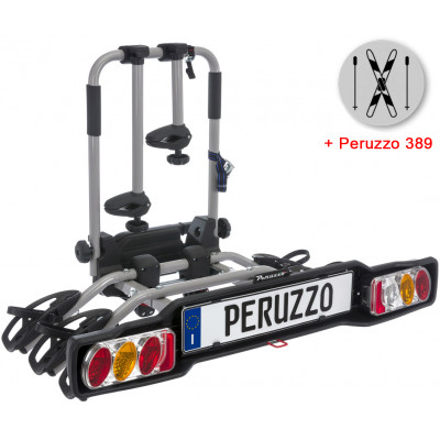 Велокрепление  с креплением для лыж Peruzzo 706-3 Parma 3 + 389 Ski & Snowboard Carrier (PZ 706-3- 389)