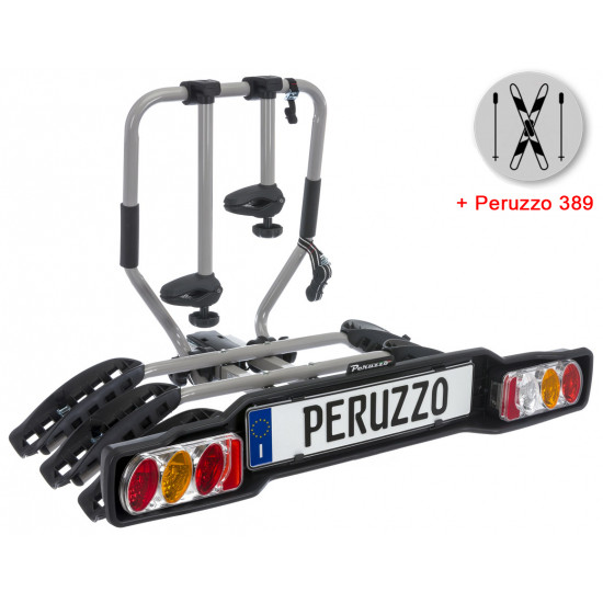 Велокрепление  с креплением для лыж Peruzzo 669-3 Siena Fix 3 + 389 Ski & Snowboard Carrier (PZ 669-3-389)