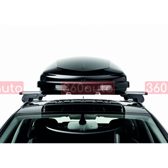 Вантажний бокс на дах автомобіля Hapro Traxer 8.6 Brilliant Black (Автобокс HP 25911)