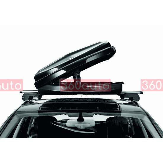 Вантажний бокс на дах автомобіля Hapro Nordic 10.8 Brilliant Black (Автобокс HP 30650)