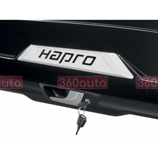 Грузовой бокс на крышу автомобиля Hapro Trivor 440 Supermatt Anthracite (Автобокс HP 33560)