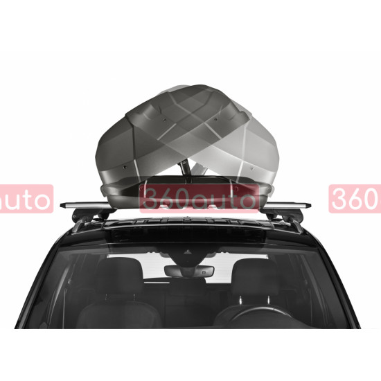Вантажний бокс на дах автомобіля Hapro Trivor 560 Supermatt Anthracite (Автобокс HP 33561)