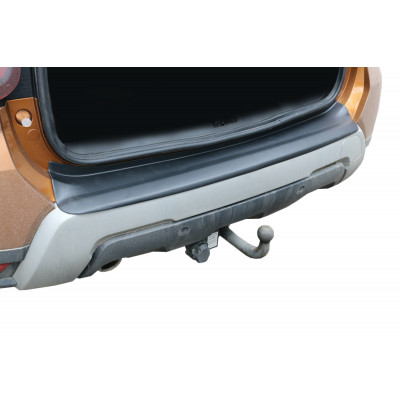 Renault Duster 2018↗ гг. Накладка на задний бампер EuroCap (ABS)