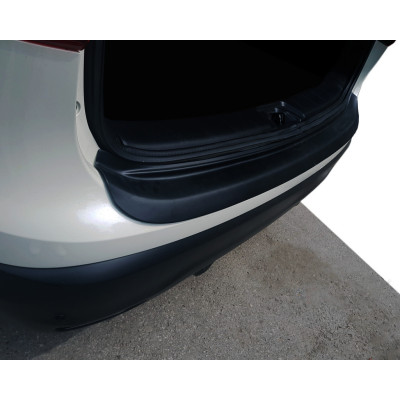 Nissan Qashqai 2014↗ гг. Накладка на задний бампер EuroCap (2014-2017, ABS)