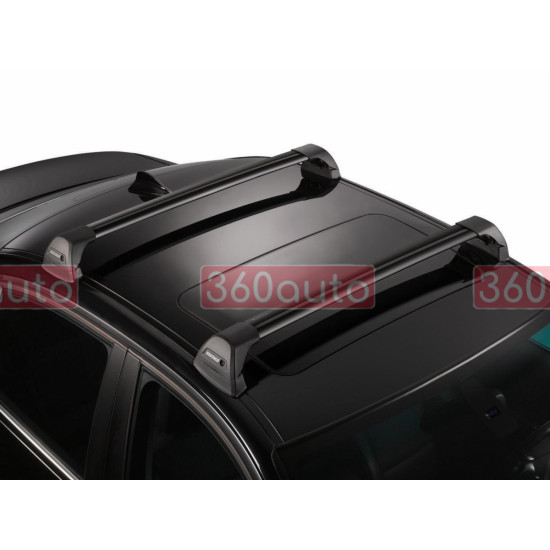 Багажник на інтегровані рейлінги для Hyundai Tucson панорама 2015-2017 Yakima Flush Black S26-K962