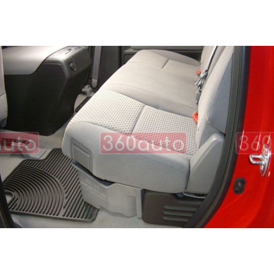 Tundra 2007- Toyota короб под зад сидения серый без сабвуфера (DU-HA) Double Cab