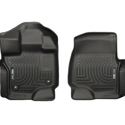3D килимки для Ford F-150 2015- чорні передні HuskyLiner Weatherbeater