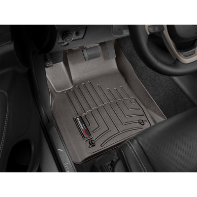 3D килимки для Jeep Grand Cherokee 2013-2015, Dodge Durango 2013- какао передні WeatherTech 474851