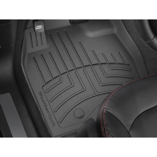 3D килимки для Ford Fusion, Lincoln MKZ 2017- чорні передні WeatherTech HP 449611IM