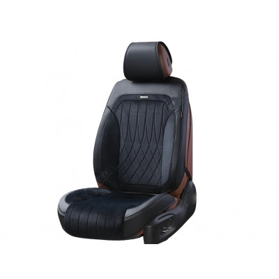Автонакидки чорные, комплект Elegant Modena Maxi 3D EL 700 136