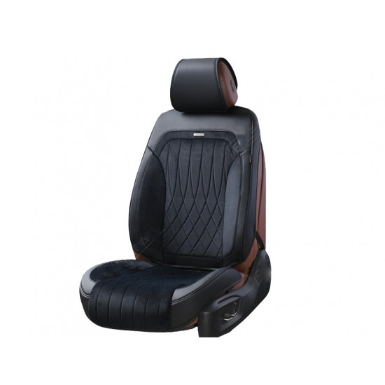 Автонакидки чорные, комплект Elegant Modena Maxi 3D EL 700 136