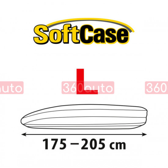 Захисний чохол для автобоксу Kegel Softcase L 175-205 см 5-3417-206-3040