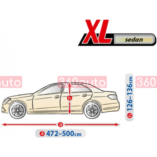 Чохол тент на автомобіль Kegel Optimal Garage Sedan XL