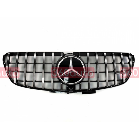 Решітка радіатора на Mercedes Vito W447 2019- GT Panamericana чорна з хромом MB-W4471201