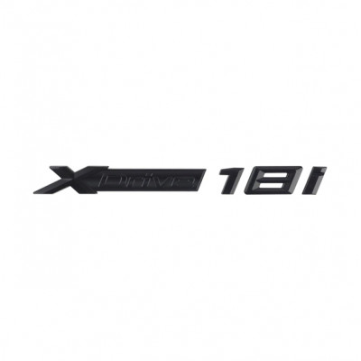 Автологотип шильдик эмблема надпись BMW Xdrive 18i Black Shadow Edition