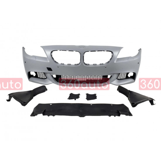 Передній бампер на BMW 5 F10, F11 2010-2014 стиль M Sport Paket