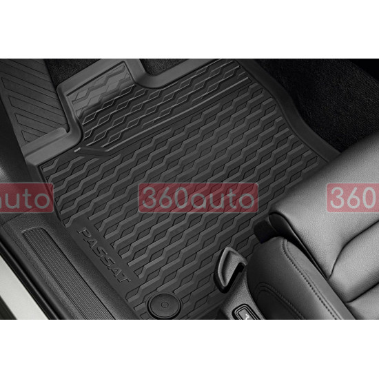 Коврики в салон Volkswagen Passat B8 2015-, резиновые 4шт оригинальные 3G1061500A 82V