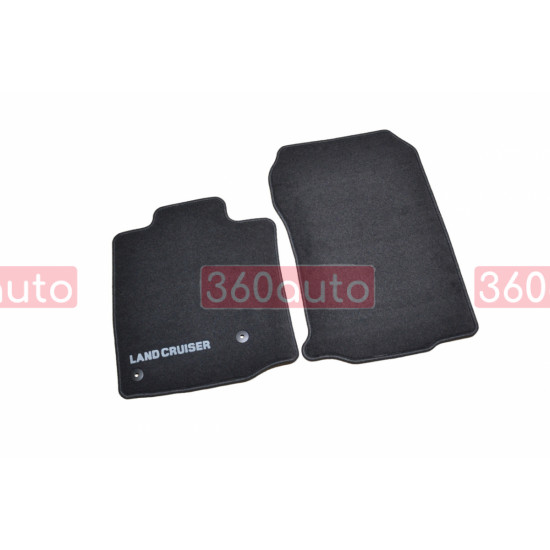 Текстильні килимки для Toyota Land Prado 150 (2009-2013) 5 мест ворсовые Антрацит, кт. 4шт PZ410J2350FB
